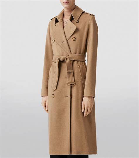 burberry kensington short trench coat|burberry kensington cashmere trench coat.